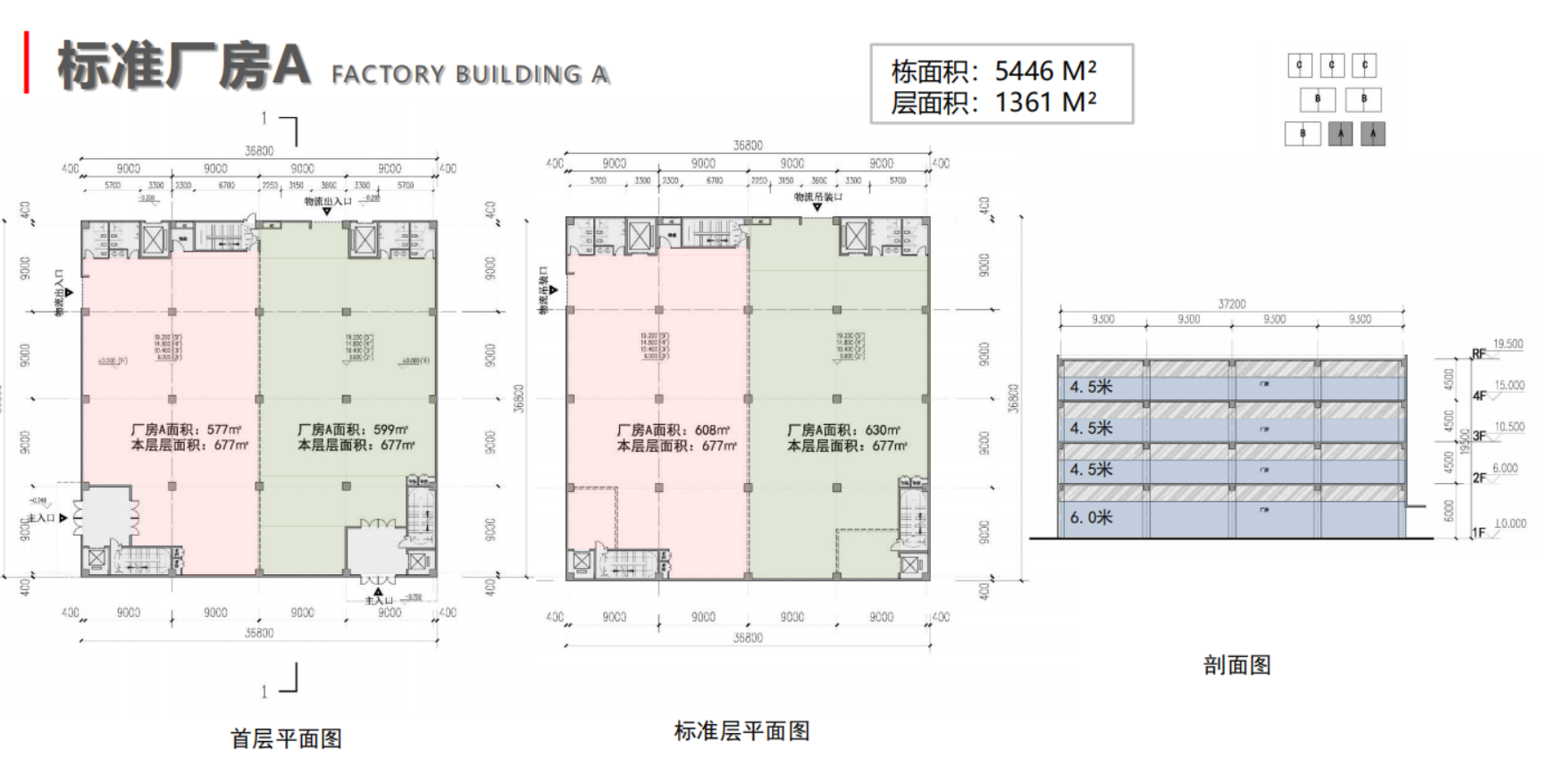 光谷南600-6800平标准生产厂房