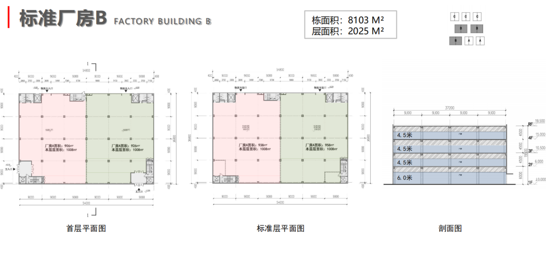 光谷南600-6800平标准生产厂房