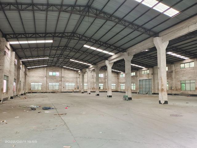 清远市独院12600方砖墙到顶厂房招租